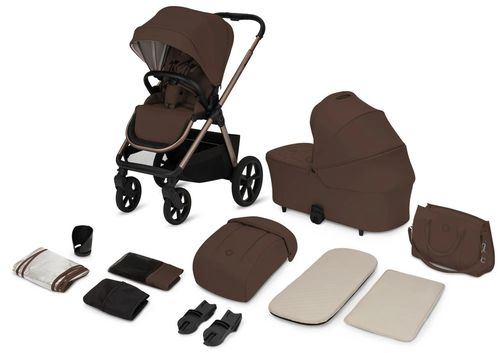 купить Детская коляска Lionelo Carucior 2in1 Carmine Brown Chocolate в Кишинёве 