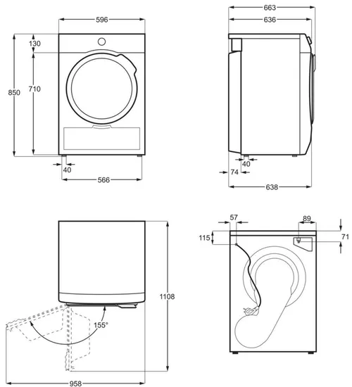 купить Сушильная машина AEG T8DBG49S Lavatherm в Кишинёве 