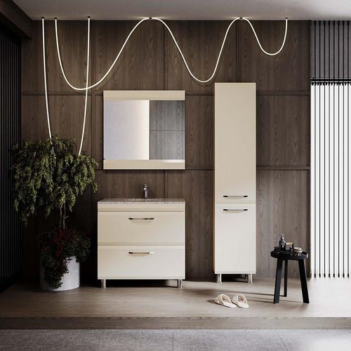 купить Шкаф под умывальник miscellaneous MODERN 85 (GR 85) Bej New в Кишинёве 