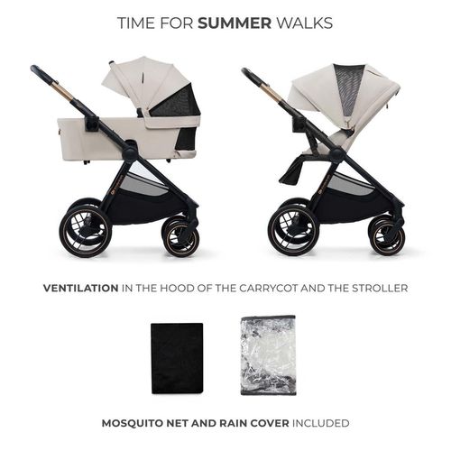 cumpără Сărucior pentru copii KinderKraft 2in1 Nea 2 KSNEA002BEG2000 Soft Beige în Chișinău 
