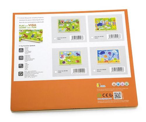 купить Головоломка Viga 50200 24 pcs Puzzle Ocean в Кишинёве 