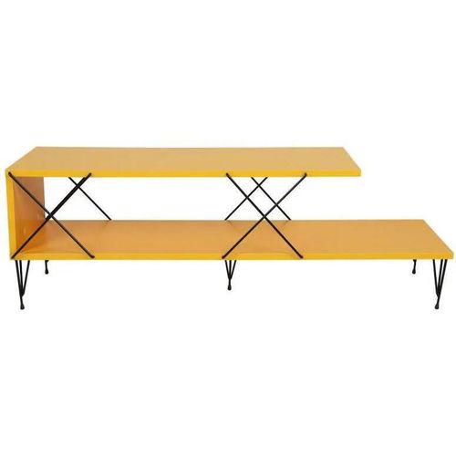 купить Тумба напольная для TV Trendy Strada Galben, 120x40x30cm (GTR000211) в Кишинёве 