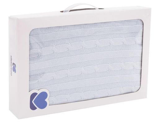 купить Комплект подушек и одеял Kikka Boo 31103010037 Paturica crosetata Light Blue в Кишинёве 