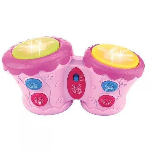 купить Музыкальная игрушка Huanger (678645) Tobă pentru bebeluși cu baterii HE0506 в Кишинёве 