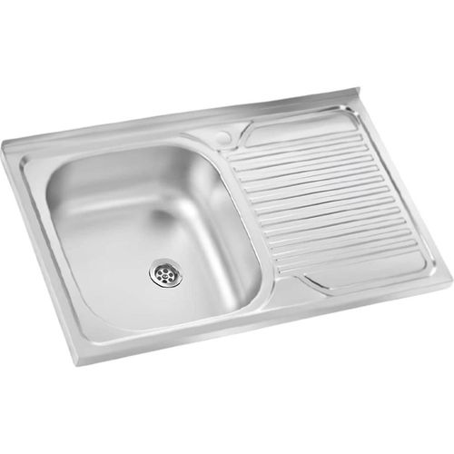 cumpără Chiuvetă bucătărie Asil 25194 pentru masa 800х500 h=100mm -0,4 (stinga) în Chișinău 