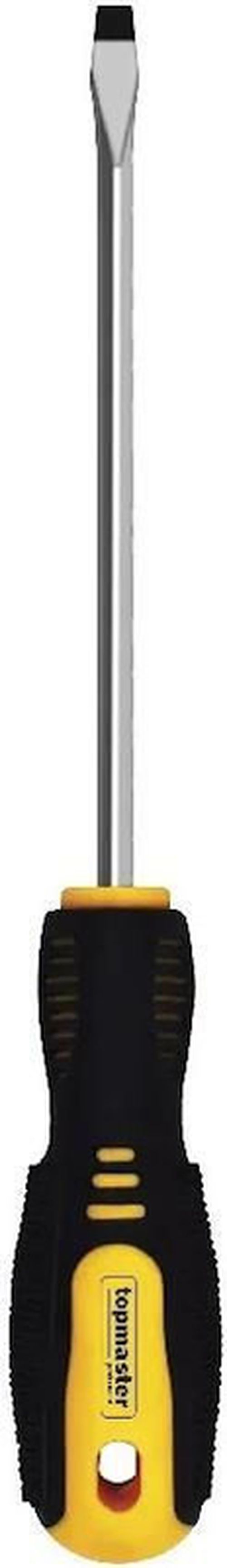 купить Отвёртка Topmaster 223812 отвертка прямая шлицевая 6x100мм. CR-V в Кишинёве 