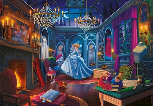 cumpără Puzzle Clementoni 500 Princess Ever After, Cinderella (35158) în Chișinău 