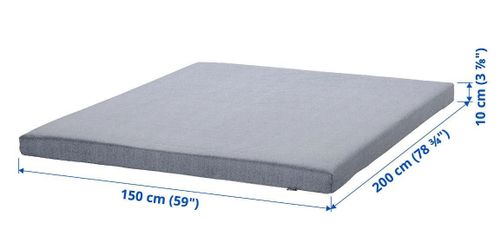 купить Ортопедический матрас Ikea Agotnes 160x200 (Fermă/Bleu) в Кишинёве 