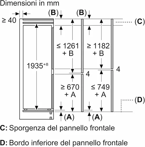 cumpără Frigider încorporabil Bosch KBN965SE0 în Chișinău 