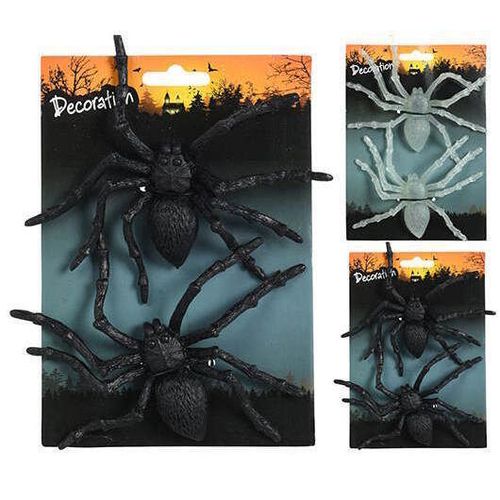 купить Декор Promstore 43771 Set Paianjeni Halloween 2buc, 13cm, 2culori, plastic в Кишинёве 