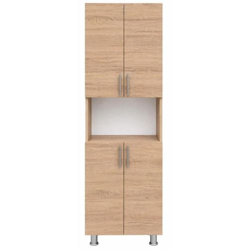 купить Офисный шкаф Mashtab 10633 Dulap 4 usi cu nisa (600x340x1900) Sonoma в Кишинёве 