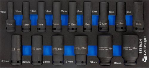 купить Система хранения инструментов Hoegert HT7G049-338 Тележка инструментальная 7 ящиков, 338 предмета в Кишинёве 