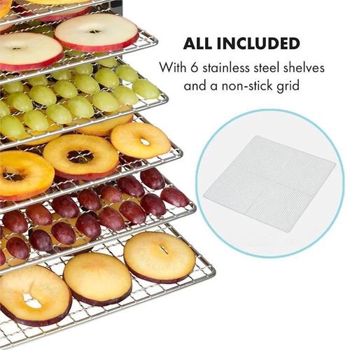 cumpără Aparat de deshidratat alimente Klarstein Flavour Dry Black/Inox în Chișinău 