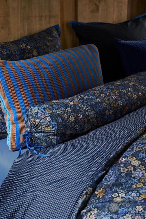 cumpără Pernă Pip Studio 332430 Tutti I Fiore Roll Cushion 22x70 Dark Blue în Chișinău 
