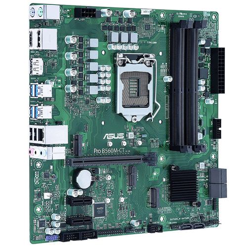 купить Материнская плата ASUS PRO B560M-C/CSM Intel B560, LGA1200, Dual DDR4 4600MHz, PCI-E 4.0/3.0 x16, 2xDisplay Port/HDMI, USB3.2, M.2 PCIe 4.0 x4 Socket, Intel Optane memory ready, SB 8-Ch., GigabitLAN в Кишинёве 