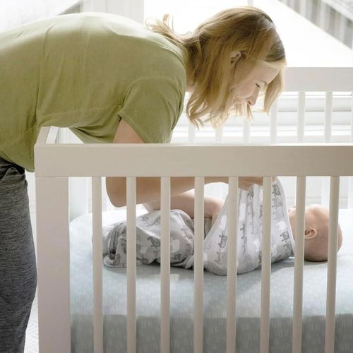 cumpără Accesoriu pentru înfășat Ity by Ingenuity 17381-071 Set 2 sisteme de infasare Swaddle Me Born Free, colectia Monogram (0-3 luni) în Chișinău 