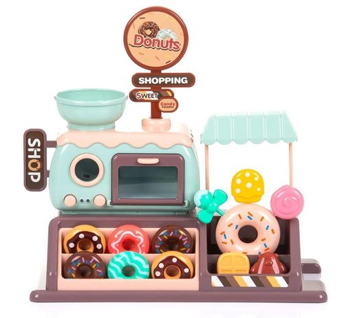 купить Игрушечная кухня и посуда Chipolino DIPK002403DS DONUT SHOP WITH LIGHTS MUSIC в Кишинёве 