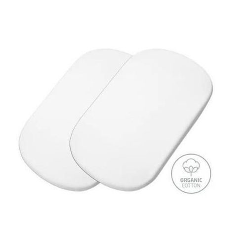 купить Детское постельное белье Maxi Cosi 2107431110 Cearceaf pentru patut Co-Sleeper Iora Air white, 2buc в Кишинёве 