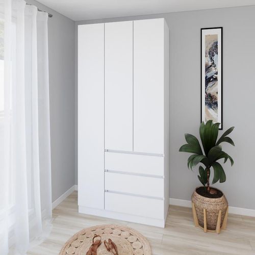 купить Шкаф Smartex (15859) N15 100cm Alb в Кишинёве 
