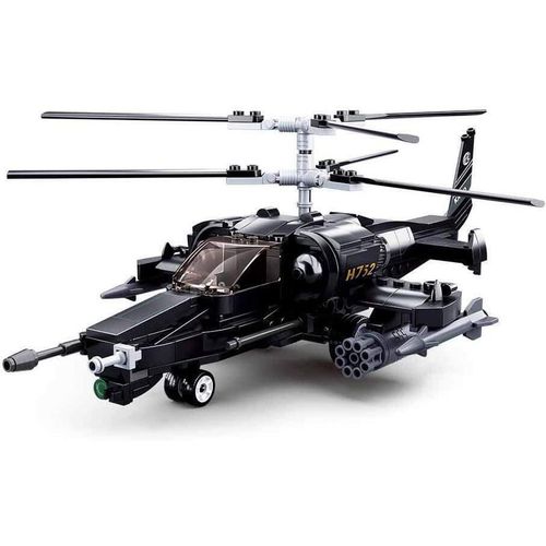 купить Конструктор Sluban B0752 Model bricks Ka-50 Black Shark в Кишинёве 