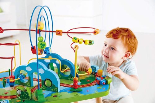 cumpără Complex de joacă pentru copii Hape E3824 Masă de dezvoltare din lemn Calea ferată prin junglă în Chișinău 