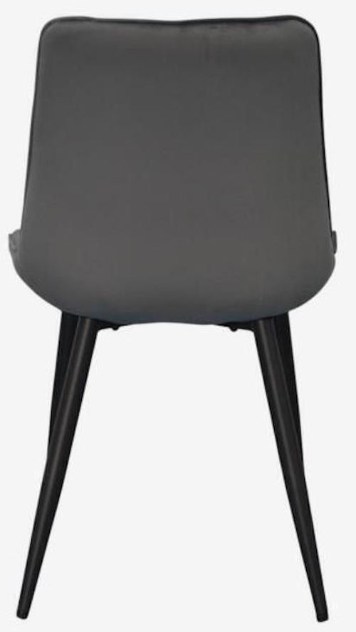 купить Комплект стол и стулья Evelin di Costacurta cтол DT-404-6B + 3 стула YTC-055B Bluvel-14 (Dark grey) в Кишинёве 