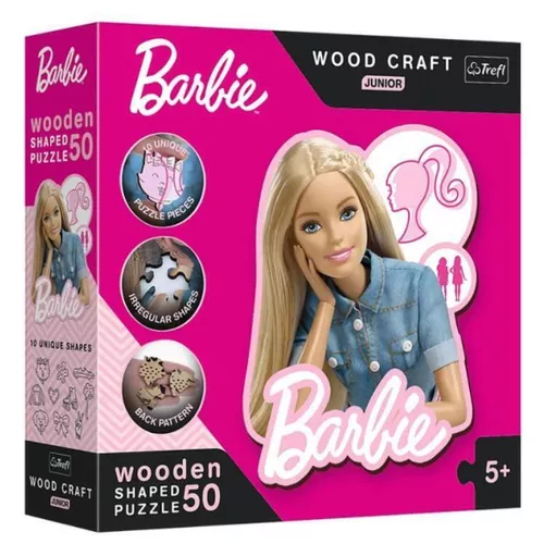 купить Головоломка Trefl 20201 Puzzle- 50 Beautiful Barbie / Mattel, Barbie, 58413 в Кишинёве 