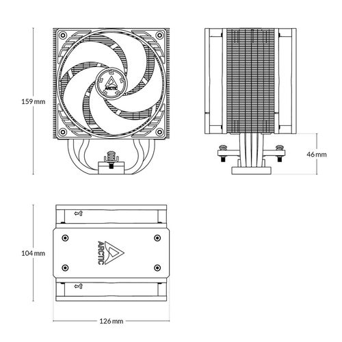 cumpără Cooler Arctic.de ACFRE00125A Freezer 36 în Chișinău 