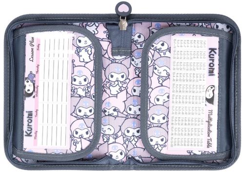 купить Школьный пенал Promstore 56792 Пенал 21x14x3,5 см Bambino Kuromi, фиолетовая, текстиль в Кишинёве 