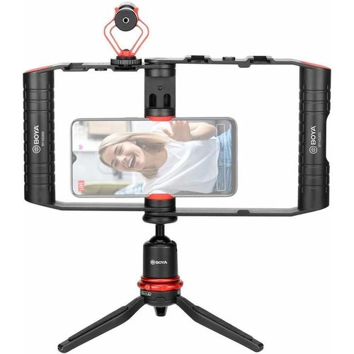 купить Микрофон Boya BY-VG380 Multifunctional Smartphone Video Kit, Black в Кишинёве 