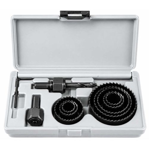 cumpără Set de tubulare, bite, duze Proline 7016467 Coroană p/u lemn 19-64mm 11buc MEGA 26409 în Chișinău 