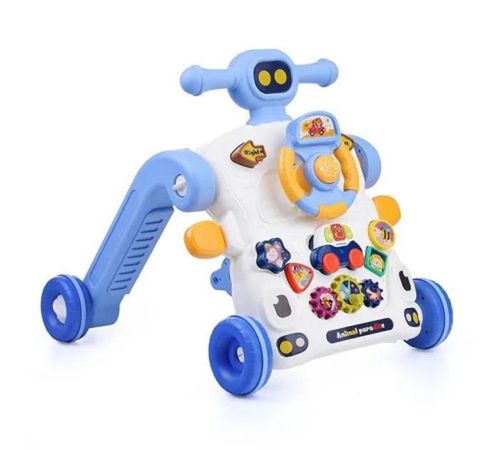 купить Ходунок Bibi-Irn 6040 premergator muzical 5in1 albastru в Кишинёве 