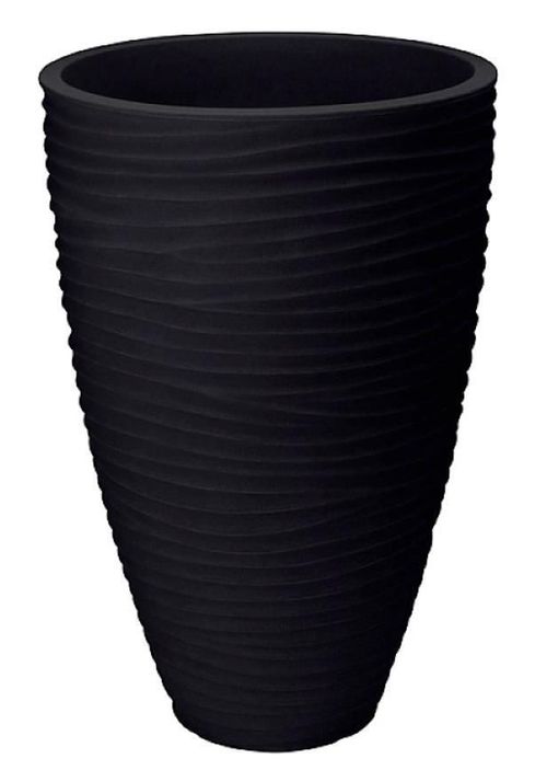 купить Цветочный горшок ProGarden 57456 Vaza, D39cm, H60cm, plastic, antracit в Кишинёве 