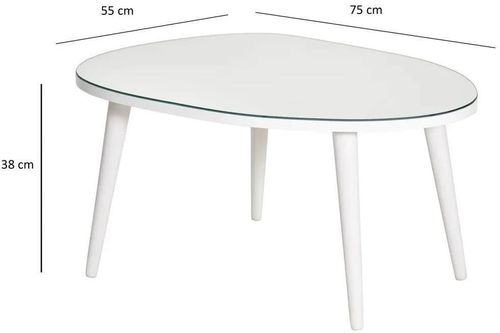 купить Журнальный столик Trendy Gusto, Белый в Кишинёве 