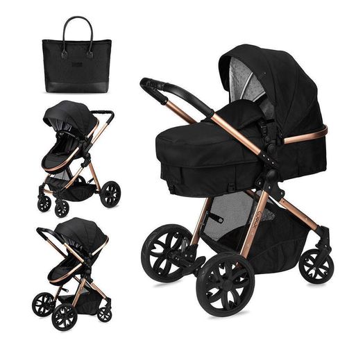 купить Детская коляска MoMi Limuru 2/1 Black в Кишинёве 