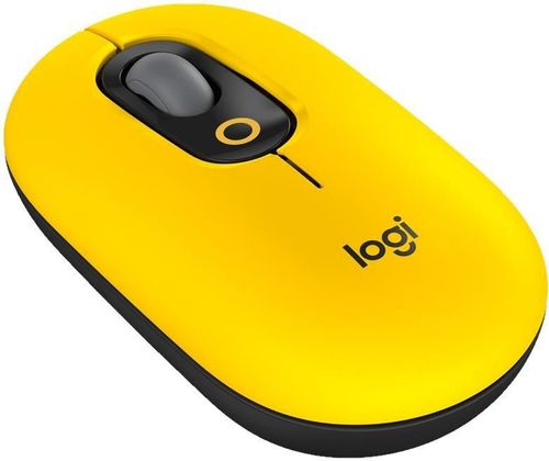 cumpără Mouse Logitech POP with emoji, Yellow în Chișinău 