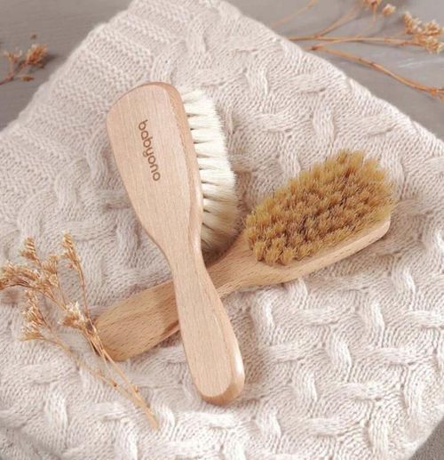 купить Набор для ухода за малышом BabyOno 1655 Perie naturala de par pentru copii в Кишинёве 