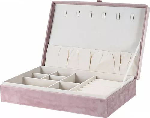 cumpără Cutie depozitare H&S 46706 pentru bijuterii 28x19x7cm, din catifea în Chișinău 