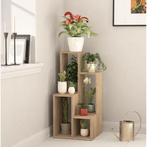 купить Офисный стеллаж Trendy Sule, Stejar 42x89x20cm, raft de carti в Кишинёве 