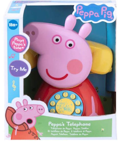 cumpără Jucărie muzicală HTI 1684687 Telefon în formă de Purcelușa Peppa în Chișinău 
