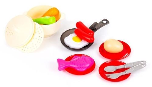 купить Игрушечная кухня и посуда Chipolino DIPK002417DK with light and sound and bowatering 75cm в Кишинёве 