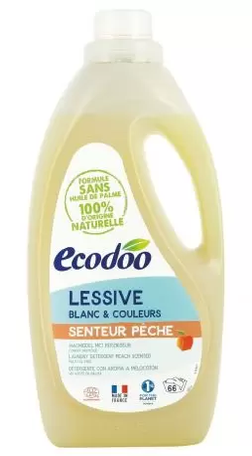 Detergent lichid eco pentru rufe Ecodoo Peach 2 L 