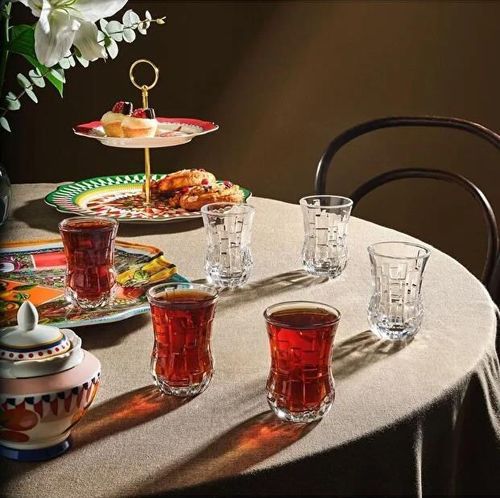 cumpără Pahar RCR 57631 Set de pahare turcesti pentru ceai 6buc, 140ml, Etna Cay în Chișinău 