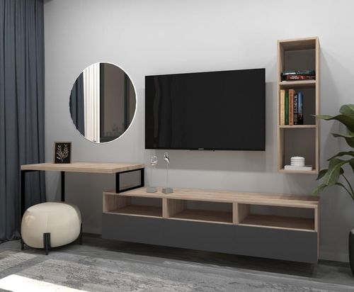 cumpără Dulap Arta Mobilei Living Gray G09 (AM120) în Chișinău 