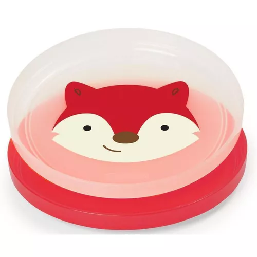 купить Посуда для кормления Skip Hop 252244 Set 2 farfurii anti-alunecare Zoo Vulpe в Кишинёве 