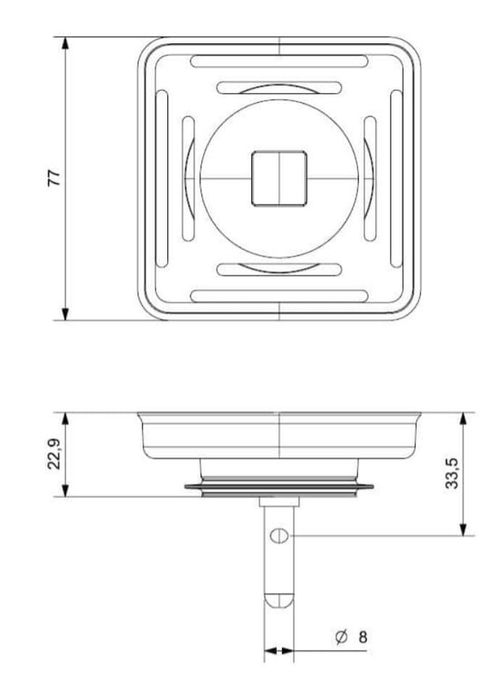 cumpără Accesoriu pentru chiuvete de bucătărie Reginox R22412 Strainer R1196 în Chișinău 