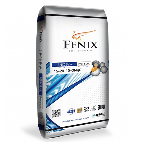 Предпосевное удобрение Fenix ​​15-20-10 + 3MgO (20 килограмм) 
