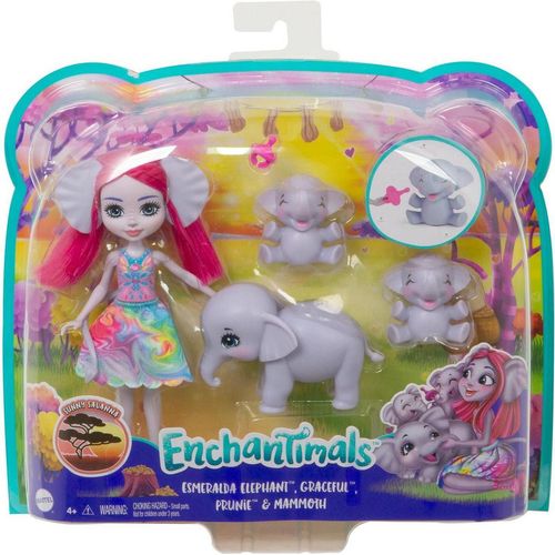 cumpără Păpușă Enchantimals GTM30 Set Familia Elefantelului Esmeralda în Chișinău 