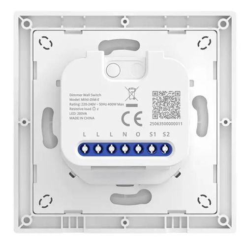 купить Выключатель электрический Sonoff Matter Over Wi-Fi Smart Wall Dimmer Switch MINI Extreme MINI-DIM-E в Кишинёве 