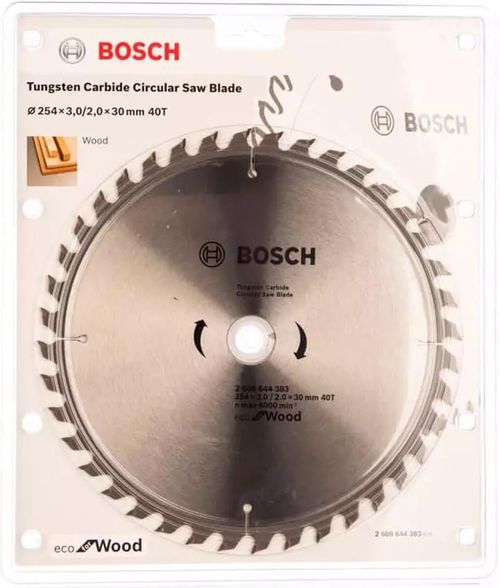 cumpără Disc de tăiere Bosch 2608644383 Disc ECO pt lemn 254x3.0/2.00x30 40T în Chișinău 